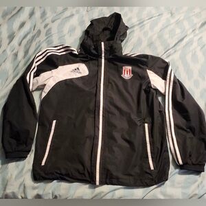 Adidas 2010 STOKE CITY TRAINING‎ JACKET Men's Size Large